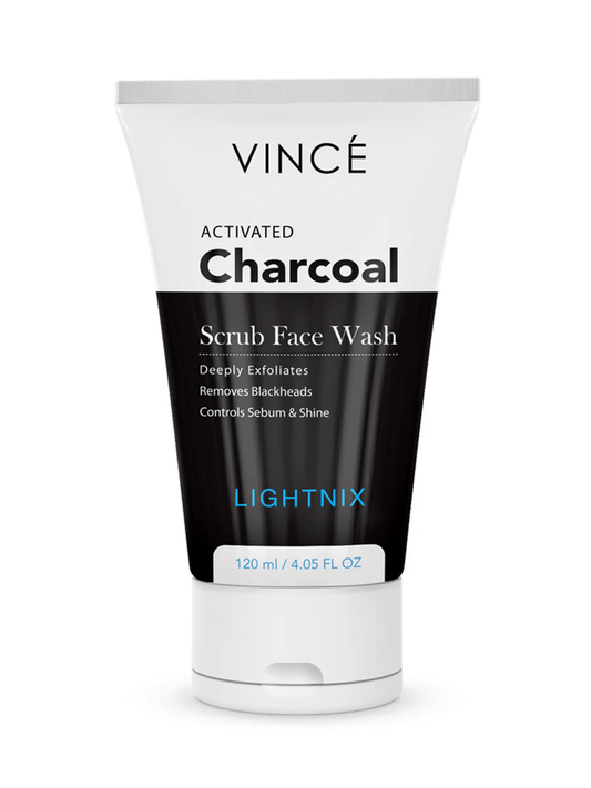 VINCE ACTIVATED CHARCOAL SCRUB FACE WASH (WOMEN)