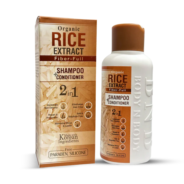 Organic Rice Extract Shampoo + Conditioner