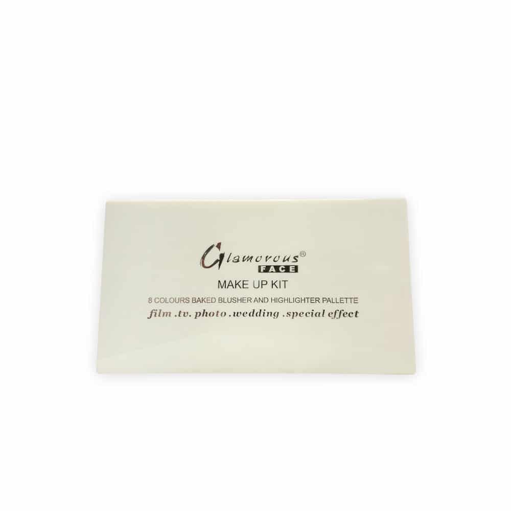 GLAMOROUS 8-CLR BAKED HILIGHTER KIT GF7875