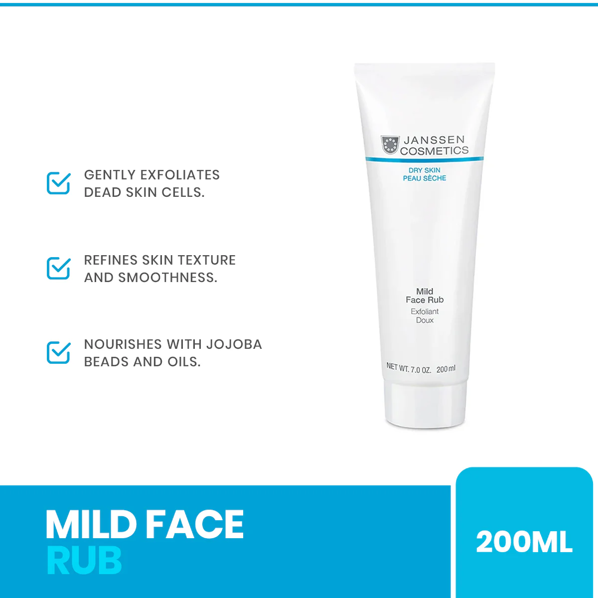 JANSSEN MILD FACE RUB - 200ML