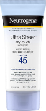 Neutrogena Sunscreen Lotion SPF 45, Ultra Sheer Dry-Touch Sun Cream 147ml