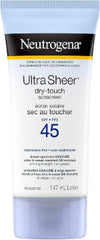 Neutrogena Sunscreen Lotion SPF 45, Ultra Sheer Dry-Touch Sun Cream 147ml
