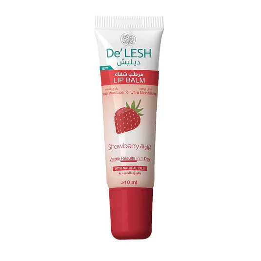 De'LESH Lipbalm Tube (Strawberry) 10ml