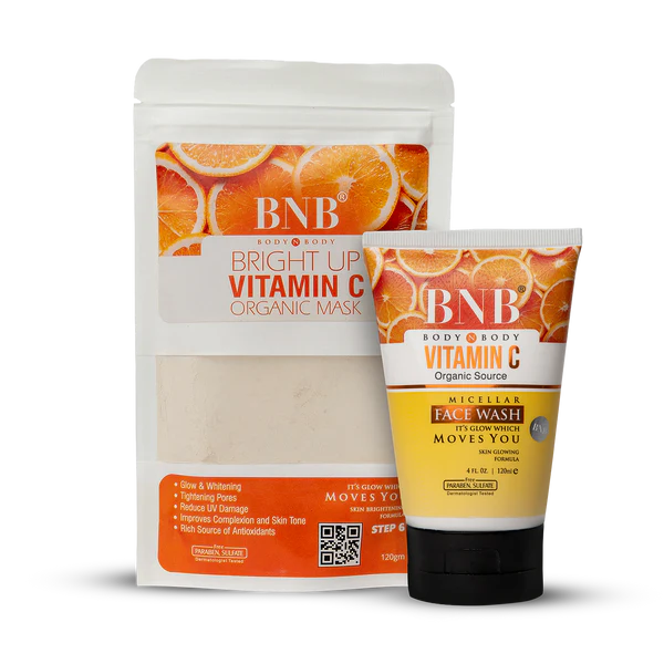 Bright Up Vitamin C Mask And Face Wash