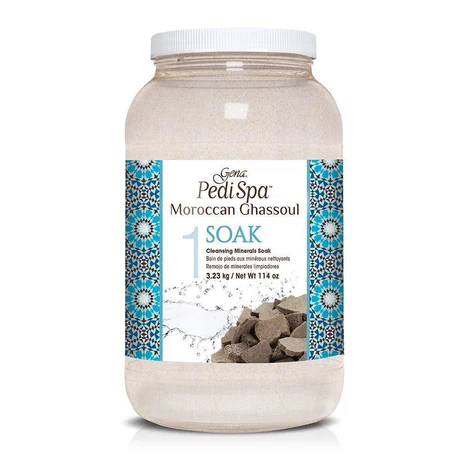 Gena Pedi Spa Moroccan Ghassoul Cleansing Mineral Soak 3.23kg