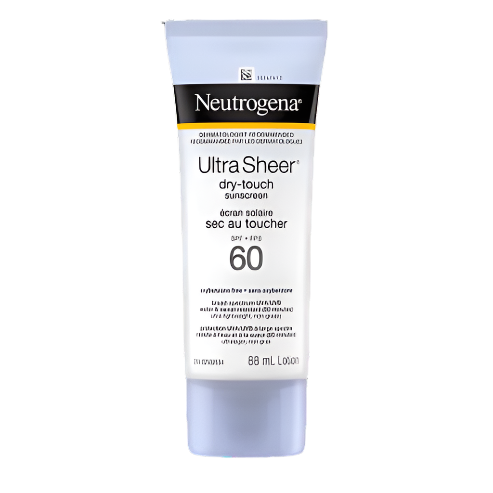 Neutrogena Sunscreen Lotion SPF 60 Ultra Sheer Dry-Touch Sun Cream 88ml