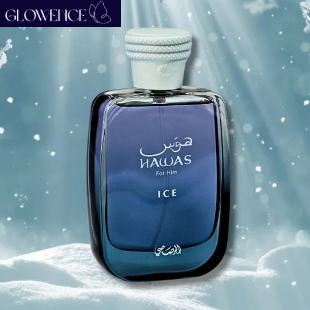 RASASI Hawas Ice Eau de Parfum for Men 100ml | Long Lasting Arabian Perfume