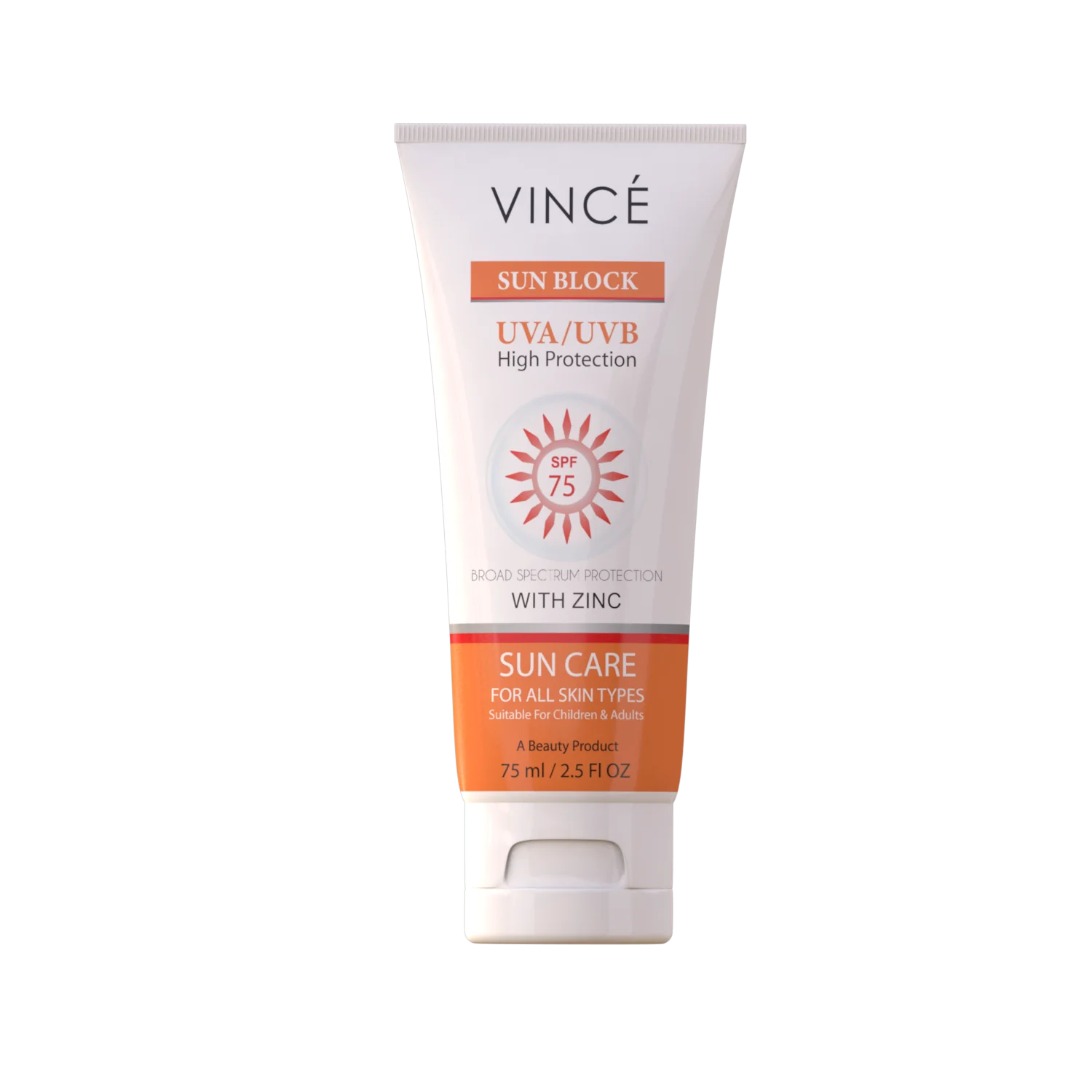 VINCE SUN BLOCK-UVA & UVB PROTECTOR SPF-75
