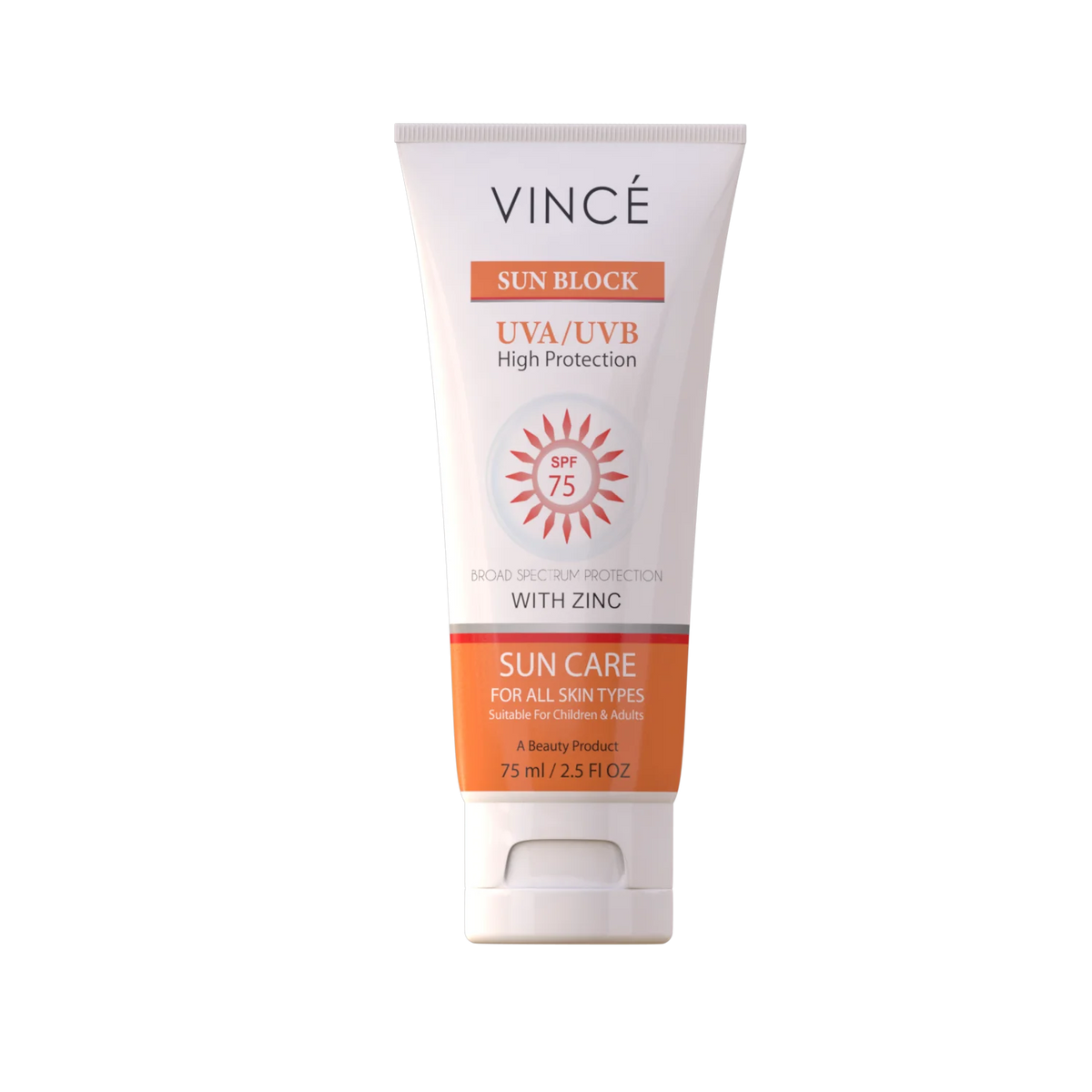 VINCE SUN BLOCK-UVA & UVB PROTECTOR SPF-75