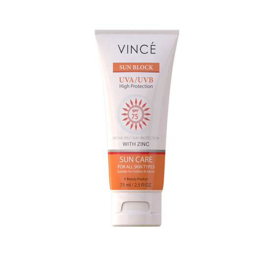 VINCE SUN BLOCK-UVA & UVB PROTECTOR SPF-75