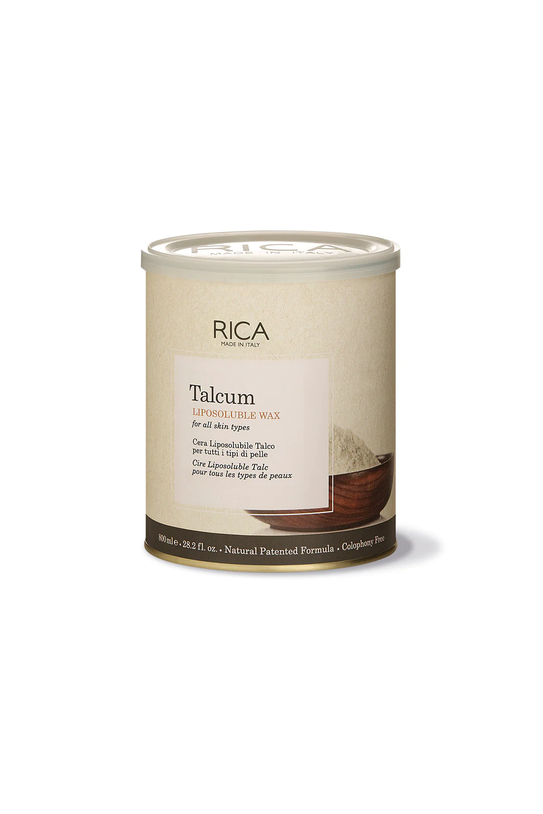 Rica Talcum Liposoluble Wax 800ml