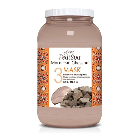 Gena Pedi Spa Moroccan Ghassoul Nutrient-Rich Nourishing Mask 3.5l