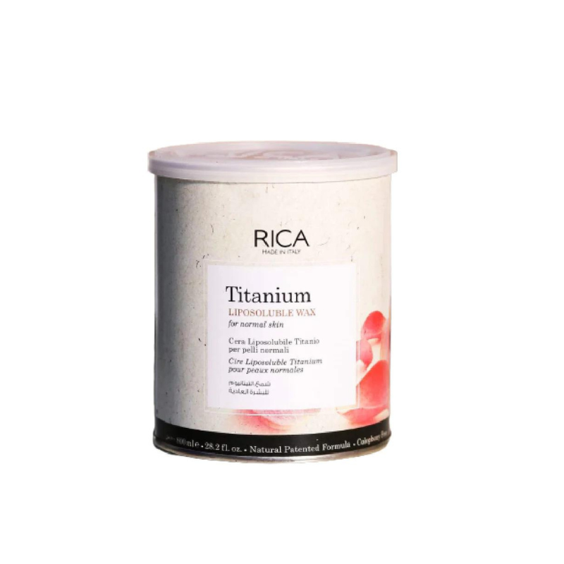 Rica Titanium Rose Liposoluble Wax 800ml