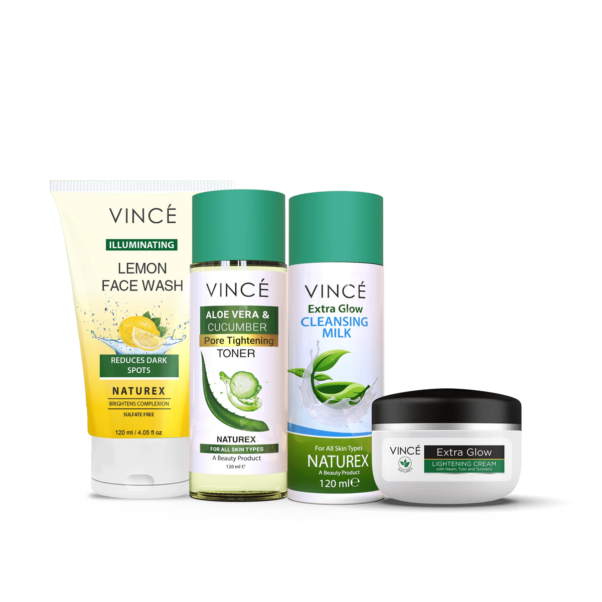 VINCE NATURAL WHITENING KIT (EGC+XFCM+LFW+ACT)