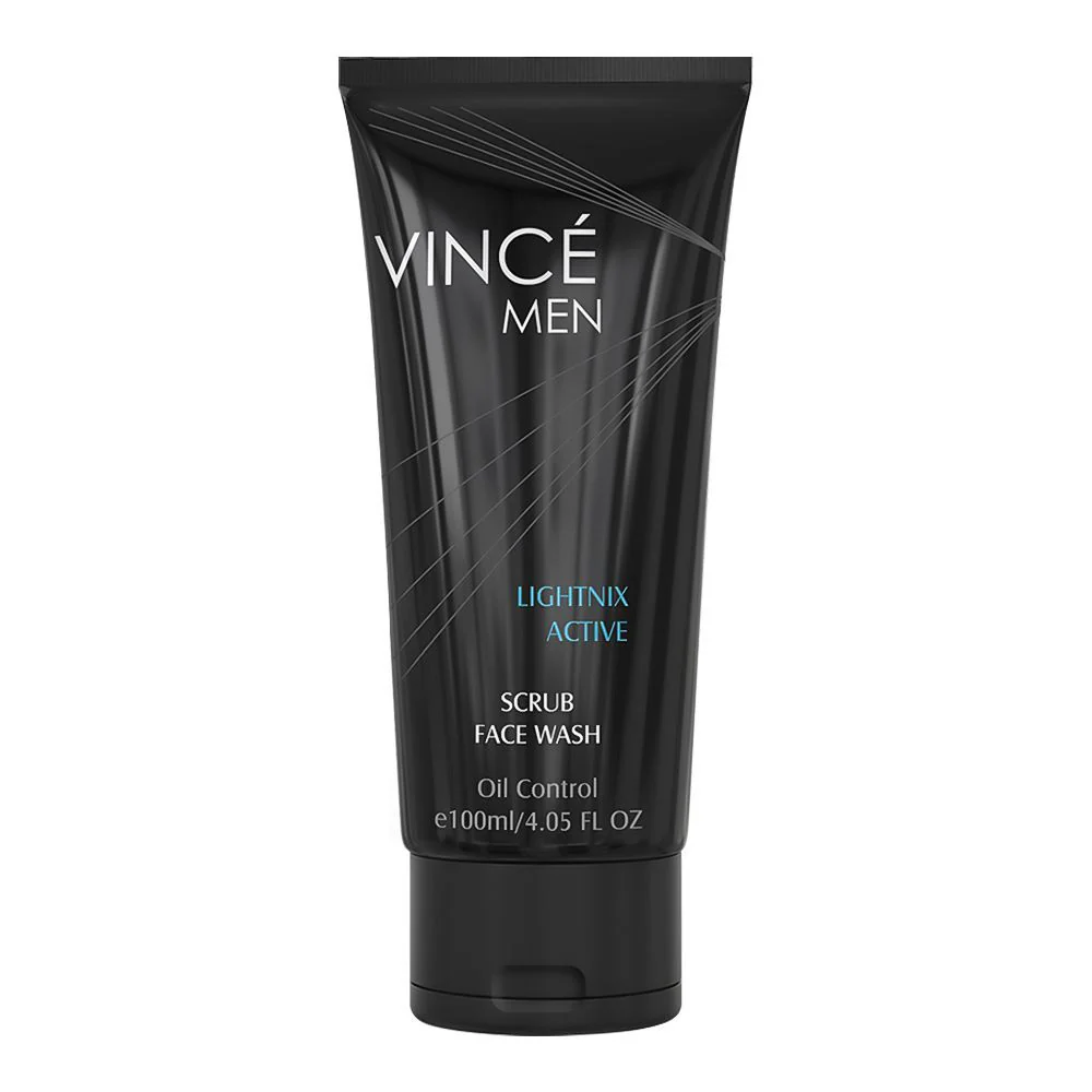 VINCE LIGHTNIX WHITENING SCRUB FACE WASH MEN