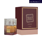 Lattafa Khamrah Dukhan perfume bottle-box 
