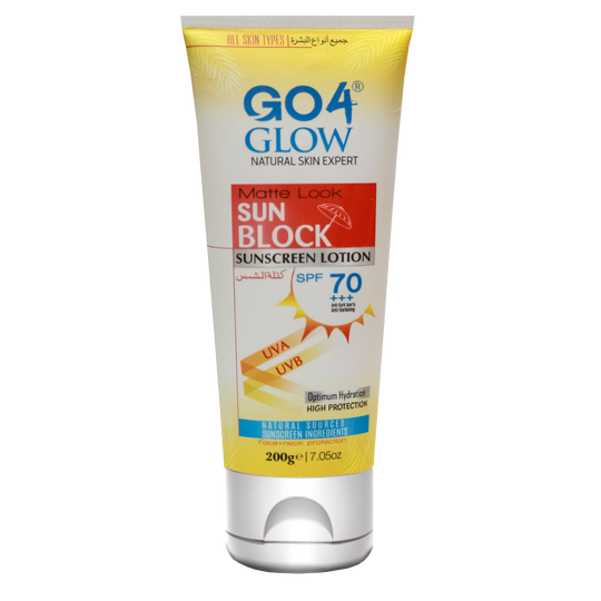 Go4Glow Sun Block Cream SPF 70+++ (200gm)