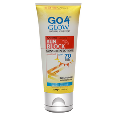 Go4Glow Sun Block Cream SPF 70+++ (200gm)