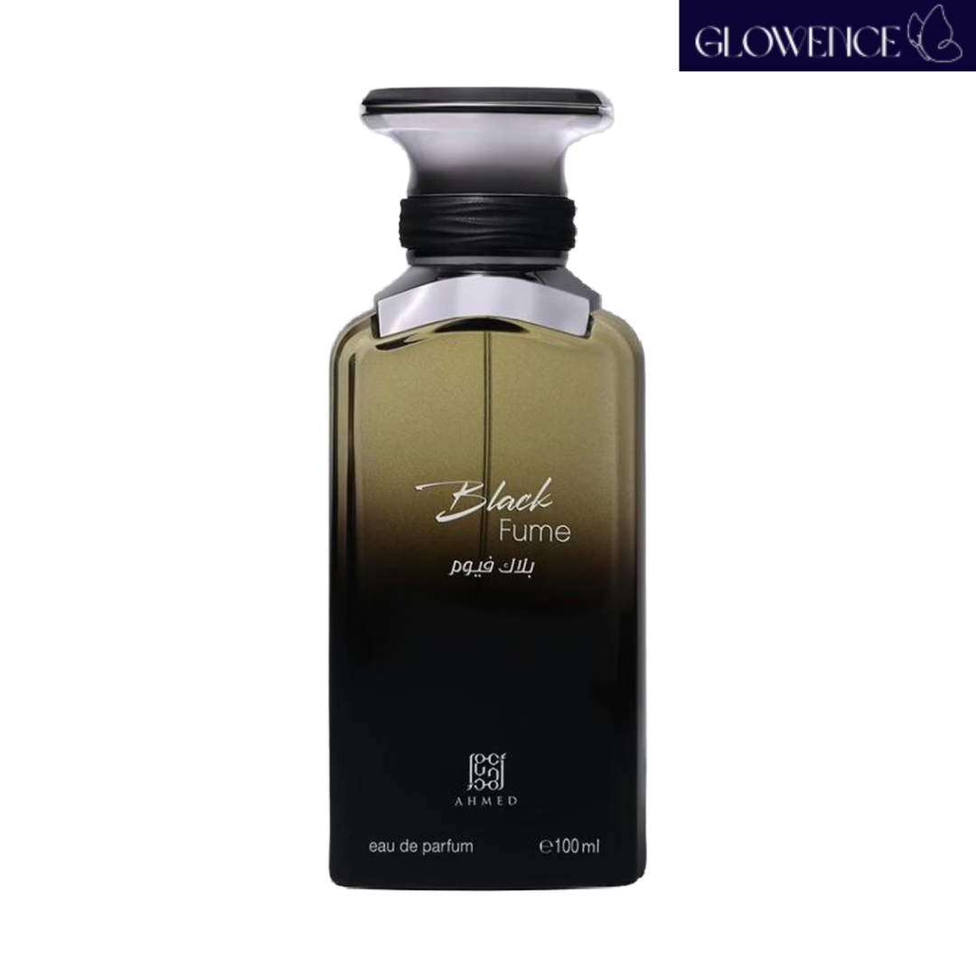 hmed Al Maghribi Black Fume unisex perfume bottle front view