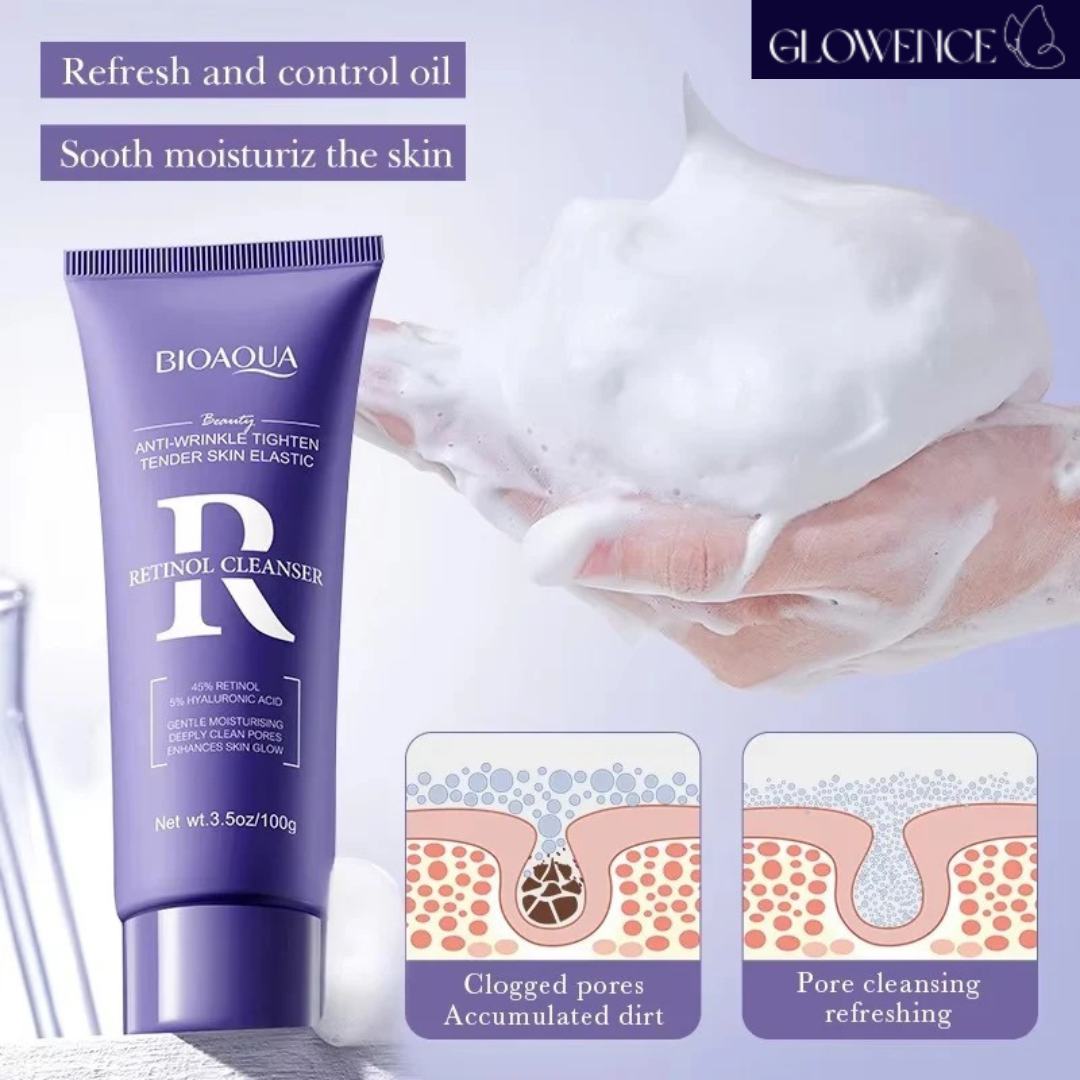 BIOAQUA Anti-Wrinkle Retinol Facial Cleanser 100g