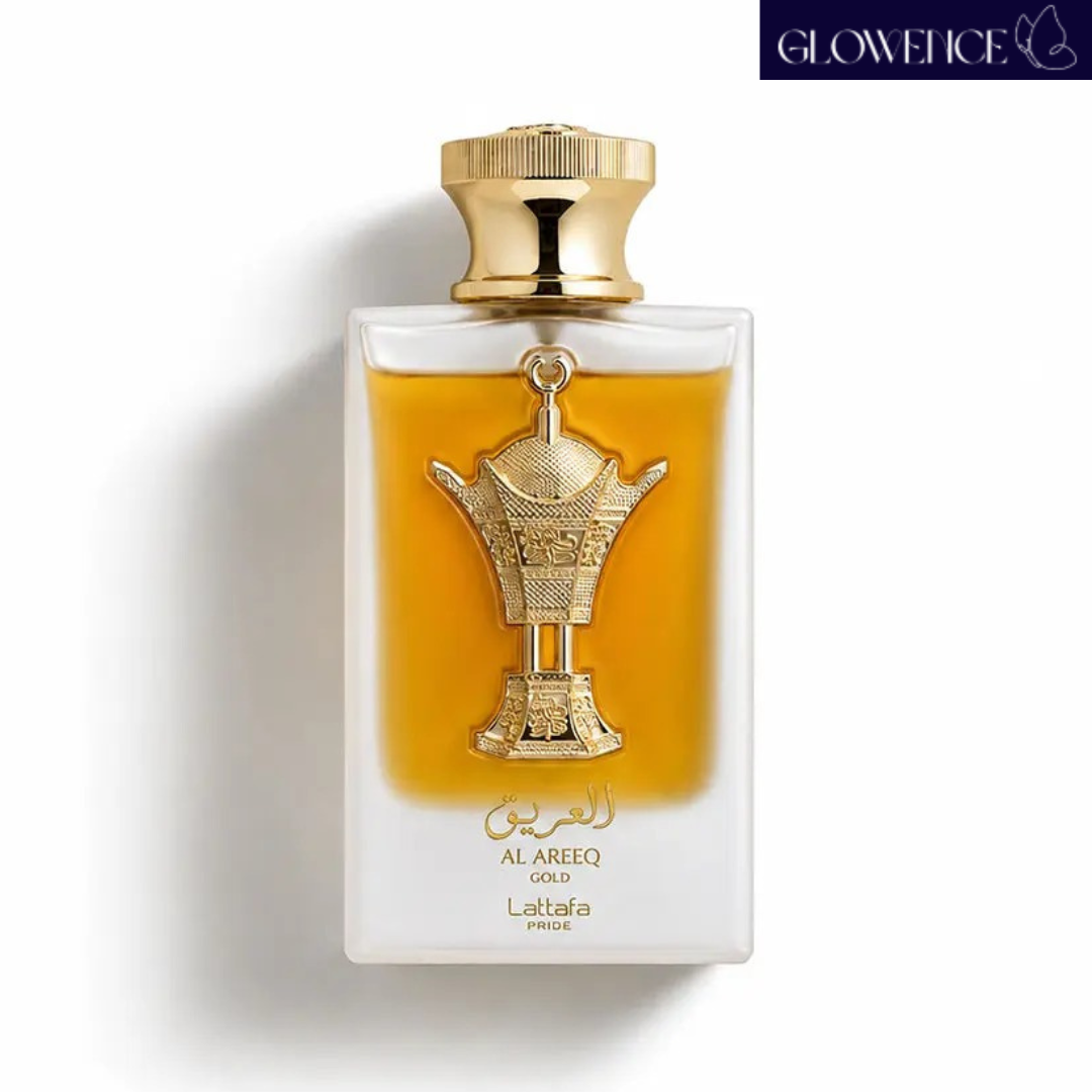 Lattafa Al Areeq Gold EDP 100ml unisex perfume bottle