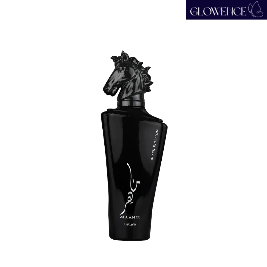 Lattafa Maahir Black Edition EDP unisex perfume bottle