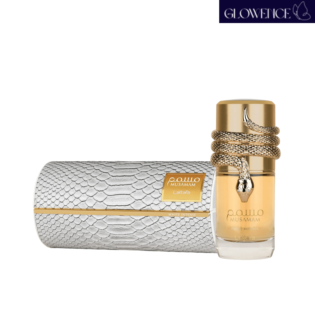 Lattafa Musamam White Intense citrus woody perfume