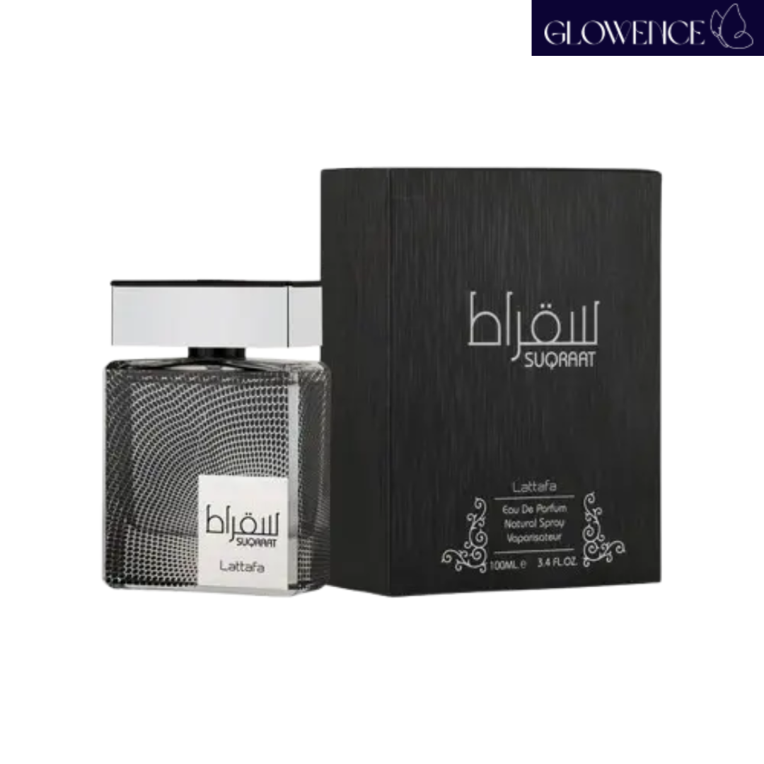 Lattafa Suqraat perfume box and bottle 100ml