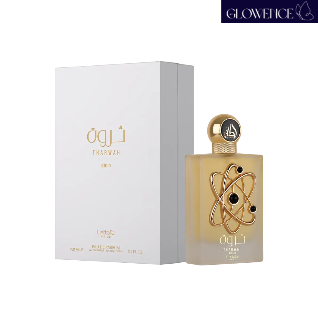 Lattafa Tharwah Gold Oriental Floral perfume for women
