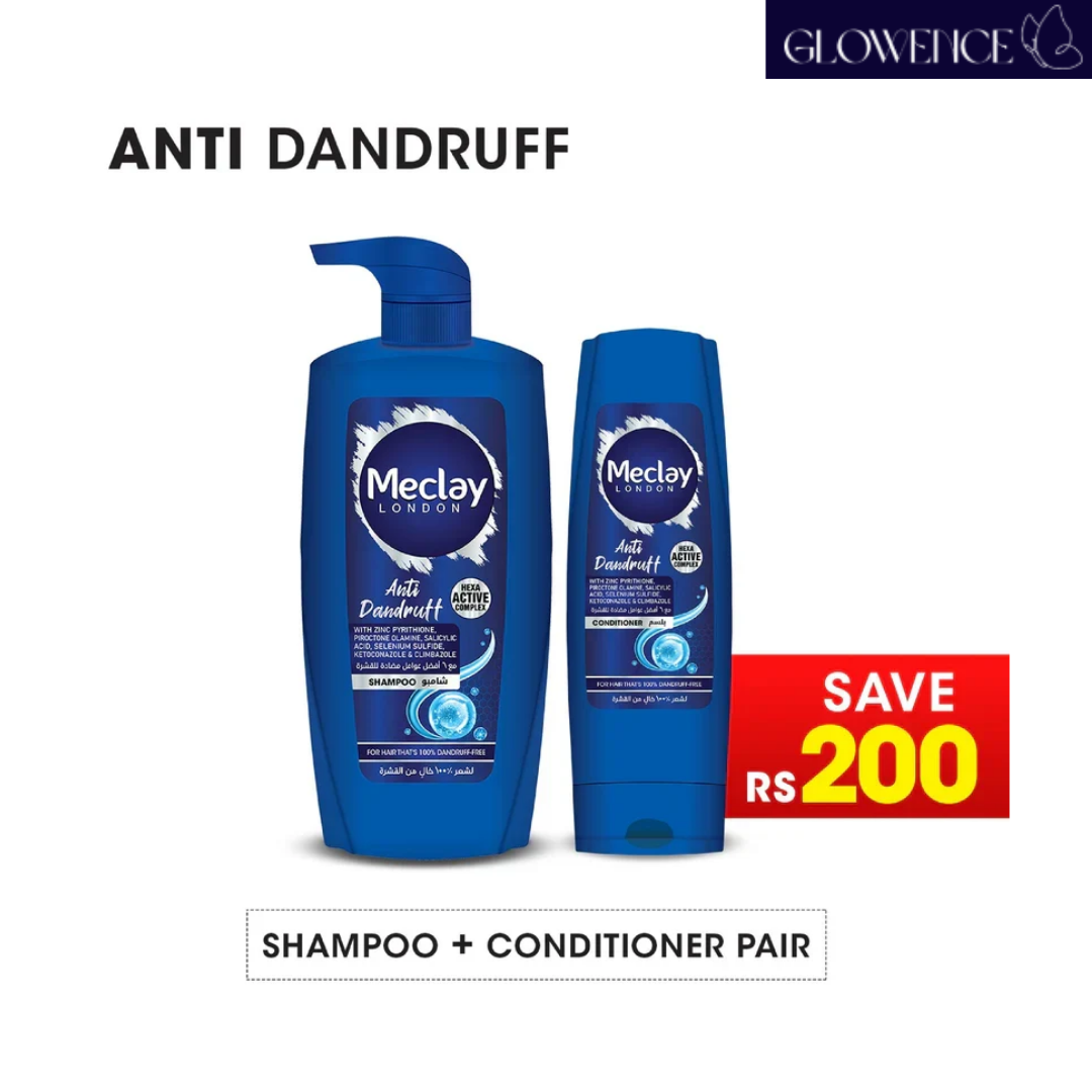Meclay London Anti Dandruff Shampoo 660ml with Conditioner
