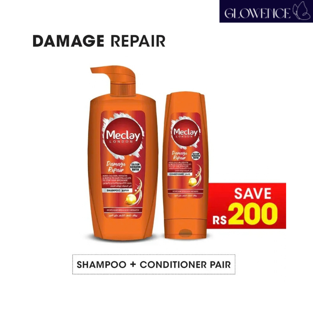 Meclay London Damage Repair Shampoo 660ml with Conditioner