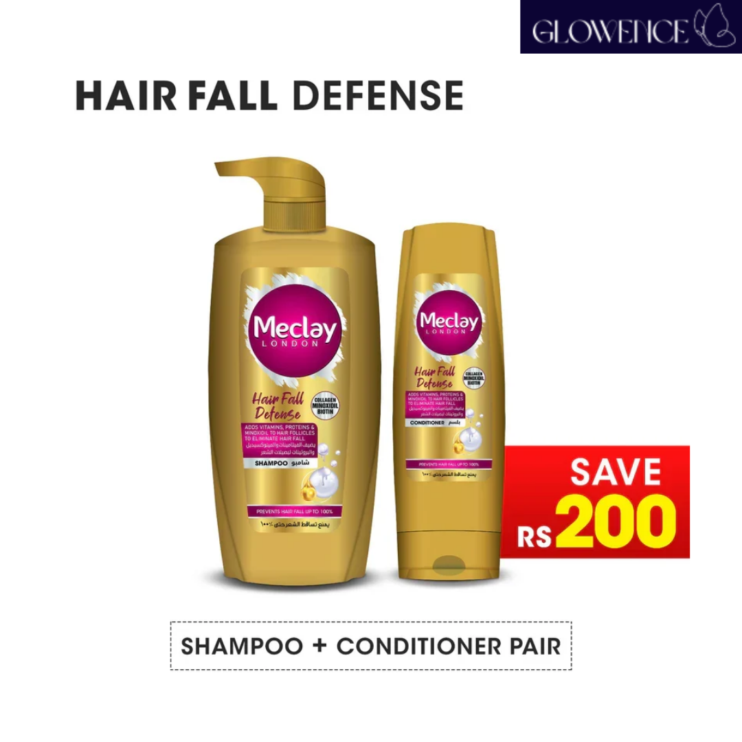 Meclay London Hair Fall Defense Shampoo 660ml with Conditioner