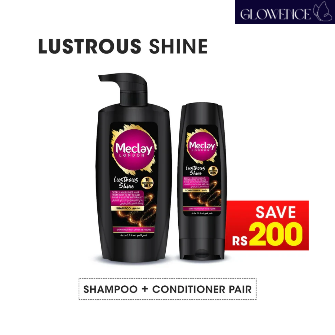 Meclay London Lustrous Shine Shampoo 660ml with Conditioner