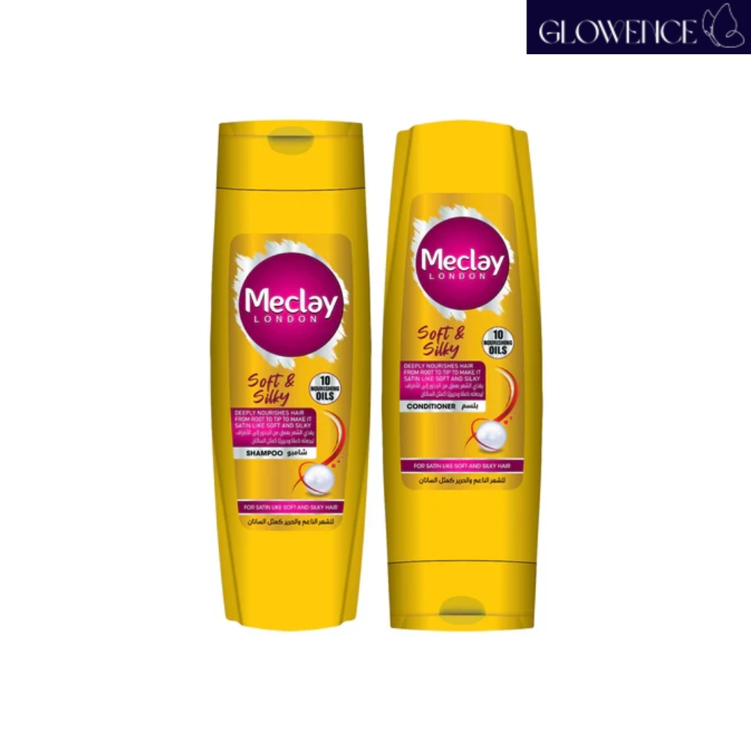 Meclay London Soft & Silky Shampoo 185ml with Conditioner