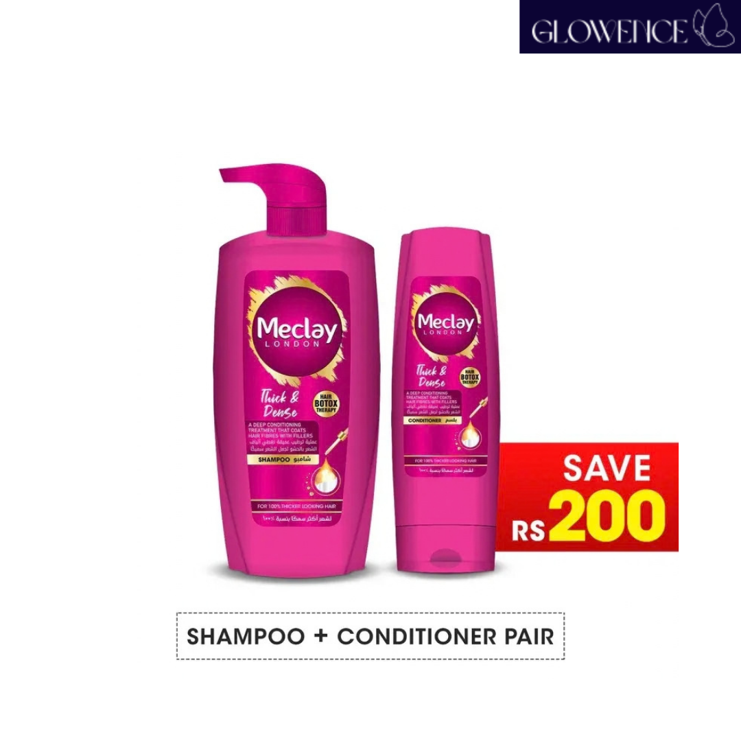 Meclay London Thick & Dense Shampoo 660ml with Conditioner